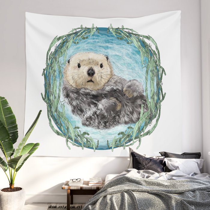 Otter tapestry best sale