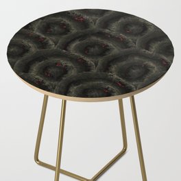 Dark circular shapes Side Table
