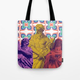 Disco Biblical Figures - Moses, Abraham, Paul Tote Bag