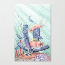 Squirrel Fish Reef Canvas Print
