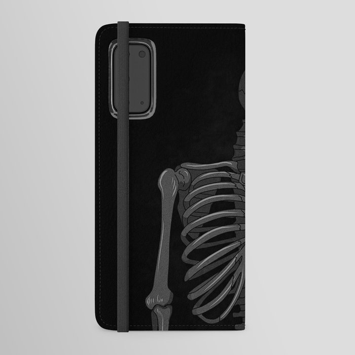 Protect My Heart Skeleton Android Wallet Case