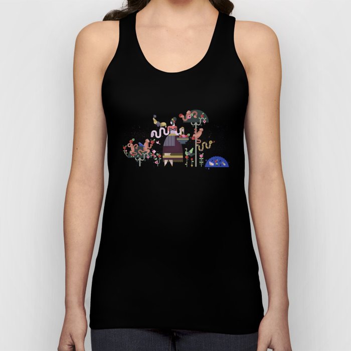 Monkeys and fruits Tank Top