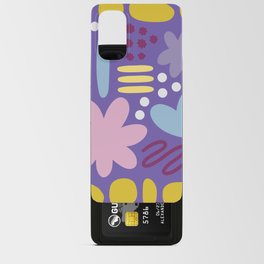Abstract vintage color shapes collection 11 Android Card Case