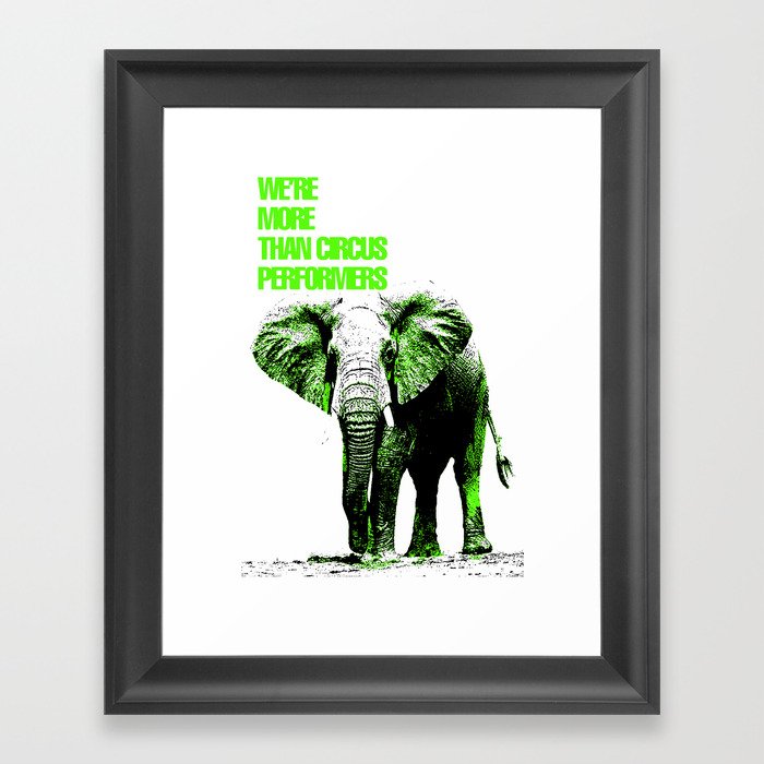 African Elephant Framed Art Print