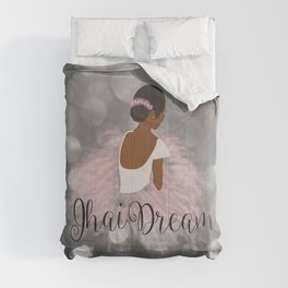 Jhai Dream Personalized Comforters | Ballerina, Digital, Personalized, Name, Dancer, Graphicdesign 