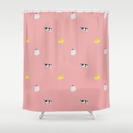 Dairy (Pink) Shower Curtain