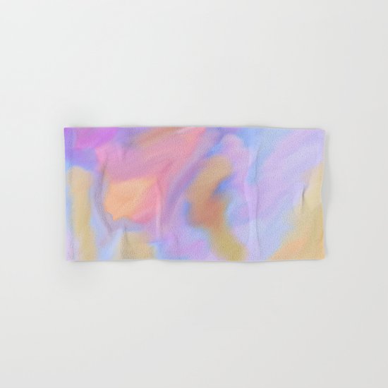 Purple Watercolor Storm Hand & Bath Towel