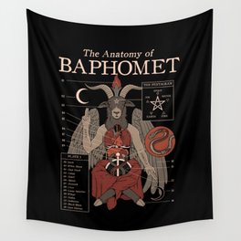 The Anatomy of Baphomet Wall Tapestry