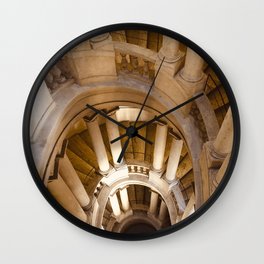 Borromini staircase, Barberini Palace, classical architecture, Roma, Museum in Rome, Bernini Wall Clock