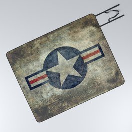 US Air force style insignia V2 Picnic Blanket