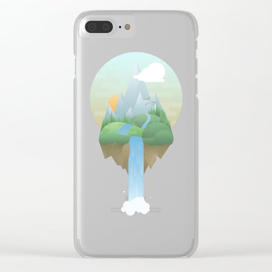 Our Island in the Sky Clear iPhone Case