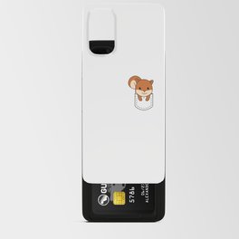 Squirrel Pocket Cute Squirrel Breast Pocket Android Card Case
