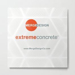extremeconcrete tm Metal Print | Merge, Illustration, Pattern, Graphicdesign, Concrete, Typography, Digital, Extremeconcrete, Corporatedesign, Mergedesign 