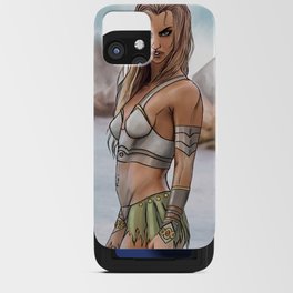 Fantasy female warrior iPhone Card Case