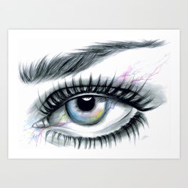 Eye Painting Art Prints For Any Decor Style Society6