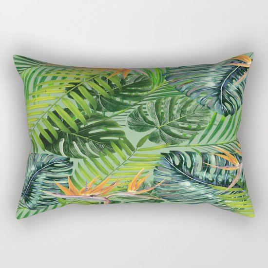 Jungle Tangle Paradise Rectangular Pillow