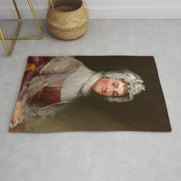 Abigail Smith Adams, Mrs. John Adams by Gilbert Stuart Area & Throw Rug