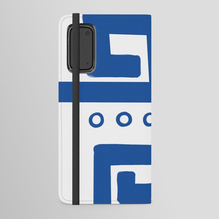 Greek Blue Android Wallet Case