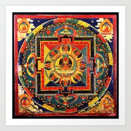 Buddhist Mandala Amitayus Buddha Amitabha Art Print