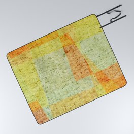 Old grunge background with delicate abstract texture Picnic Blanket