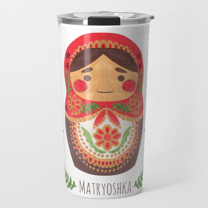 Matryoshka Doll Travel Mug