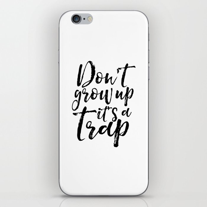 don t grow up it s a trap dr quote kids gift nursery finny kids