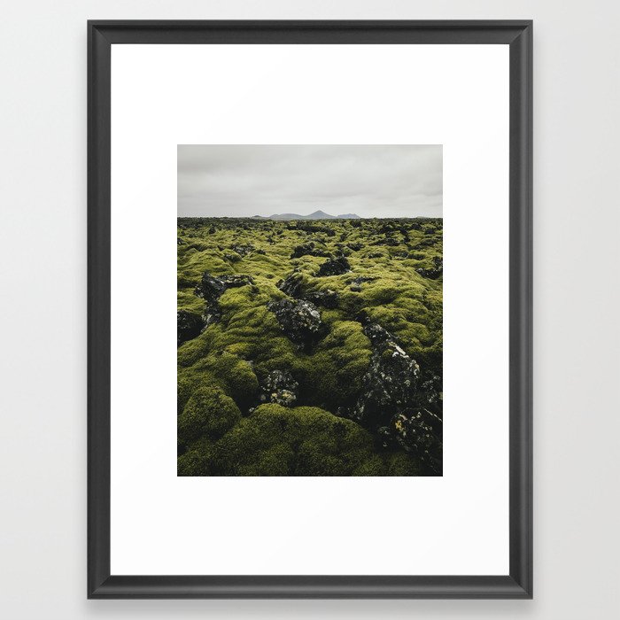 Moss (Iceland) Framed Art Print
