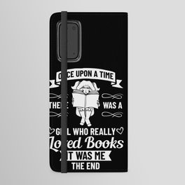 Book Girl Reading Women Bookworm Librarian Reader Android Wallet Case