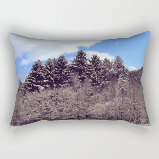 Christmas forrest Rectangular Pillow