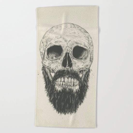 The beard is not dead Beach Towel