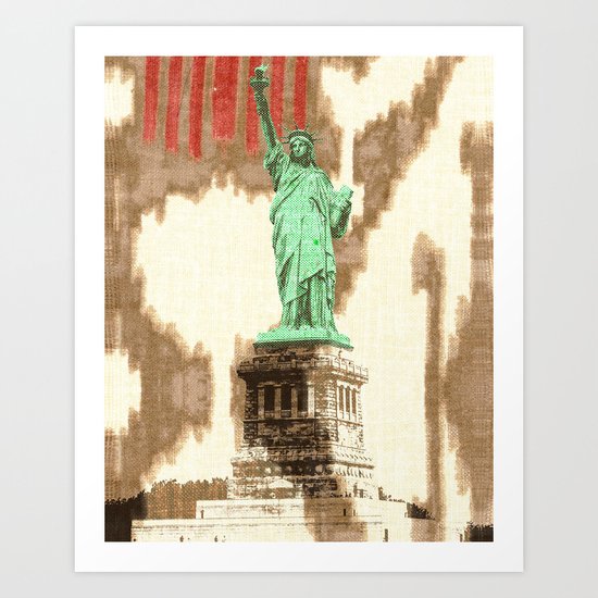 Lady Liberty Art Print