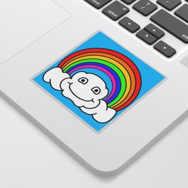 over the rainbow Sticker