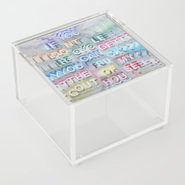 If You Don't Recycle (White Version) Acrylic Box