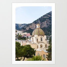 Positano Dome Beauty #2 #travel #wall #art #society6 Art Print