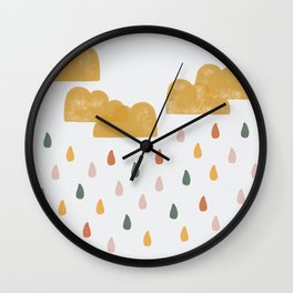 A Rainy Day Wall Clock