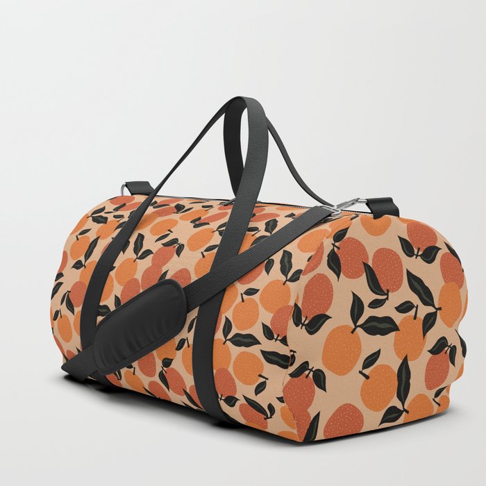 Seamless Citrus Pattern / Oranges Duffle Bag