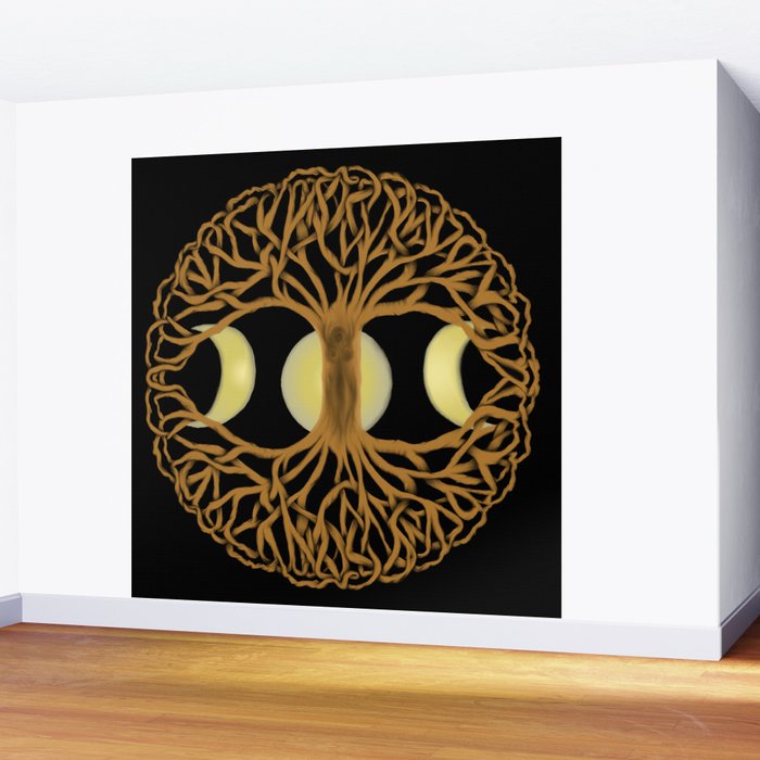 As above so below; Tree of life Wall Mural by unicornmomma ...