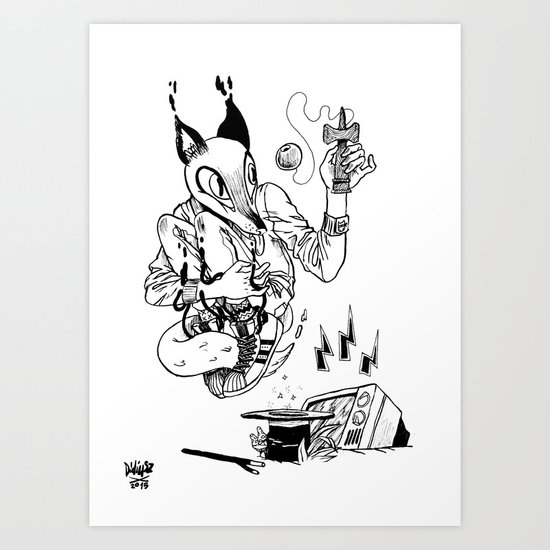 Magic Trick! Art Print