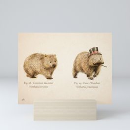 The Fancy Wombat Mini Art Print