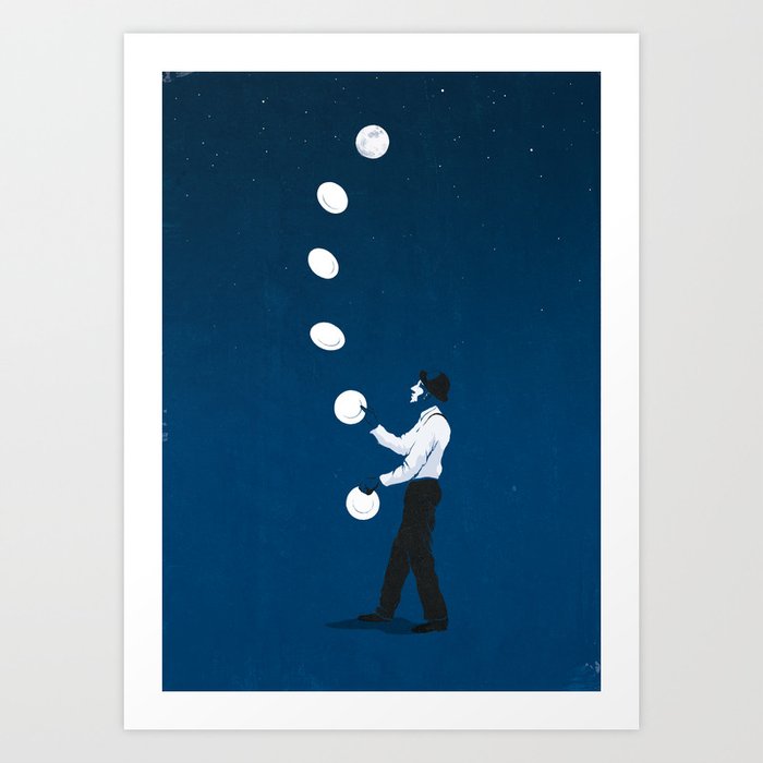 The Juggler Art Print