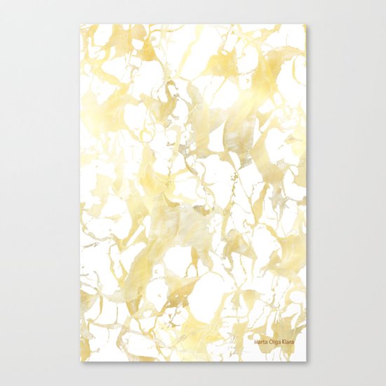Marble gold Canvas Print