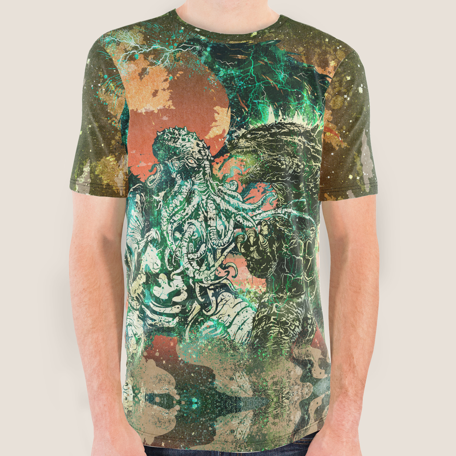 godzilla graphic tee