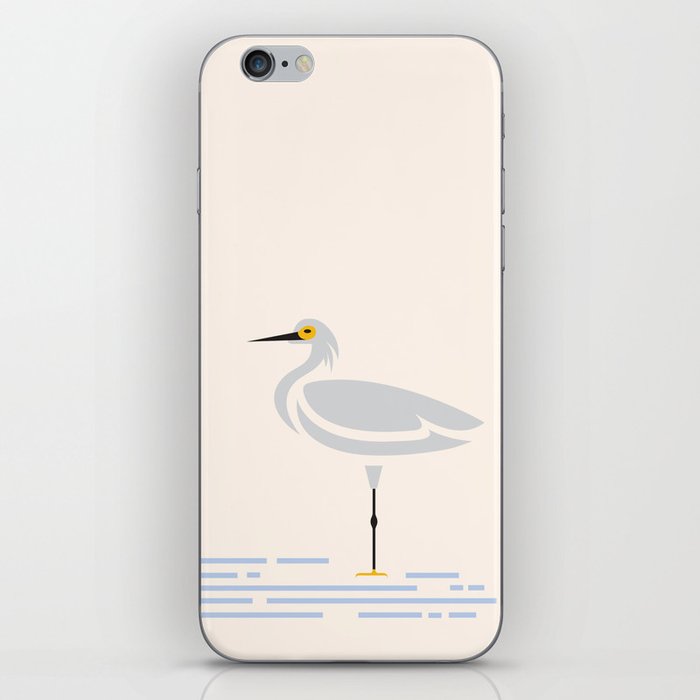 Snowy Egret iPhone Skin