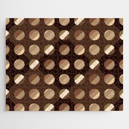 Abstract geometric seamless brown pattern Jigsaw Puzzle