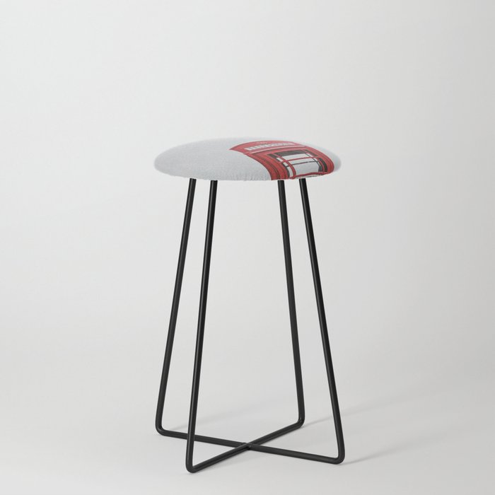 London Telephone Booth Counter Stool