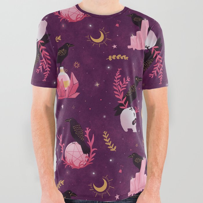 Eclectic Witch All Over Graphic Tee