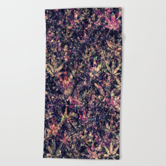 gorgeous weed-127 Beach Towel