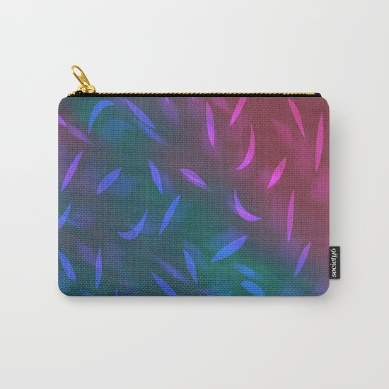Abstract red green pattern Carry-All Pouch