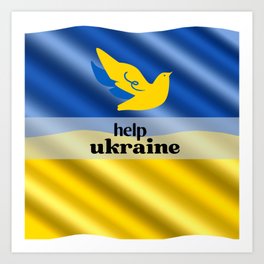 help ukraine Art Print