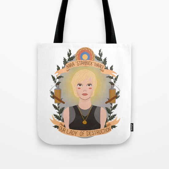Kara "Starbuck" Thrace Tote Bag